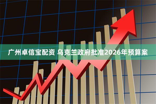 广州卓信宝配资 乌克兰政府批准2026年预算案