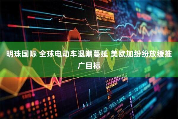 明珠国际 全球电动车退潮蔓延 美欧加纷纷放缓推广目标